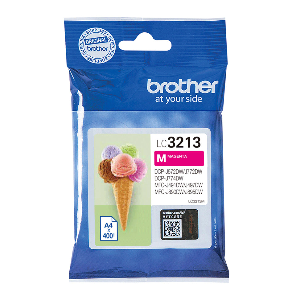 Brother LC-3213M Ink cartridge magenta, 400 pages ISO/IEC 19752 for Brother DCP-J 772