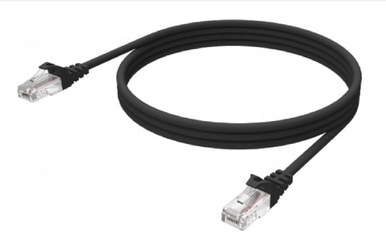 Vision TC-1MCAT6-BL networking cable Black 1 m Cat6 U/UTP (UTP)