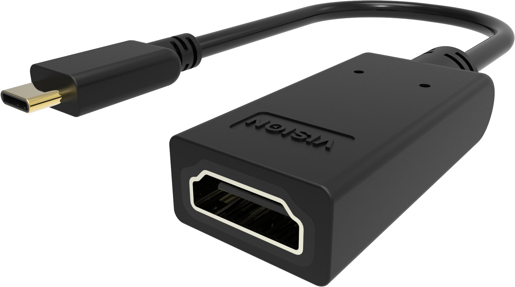Vision TC-USBCHDMI/BL video cable adapter USB Type-C HDMI Type A (Standard) Black