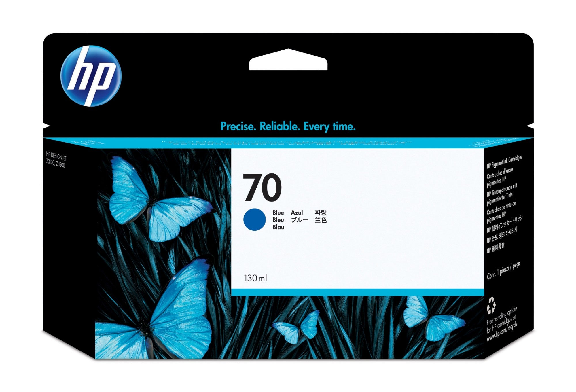 HP C9458A/70 Ink cartridge blue 130ml for HP DesignJet Z 3100/3200  - Printers & Scanners - HP