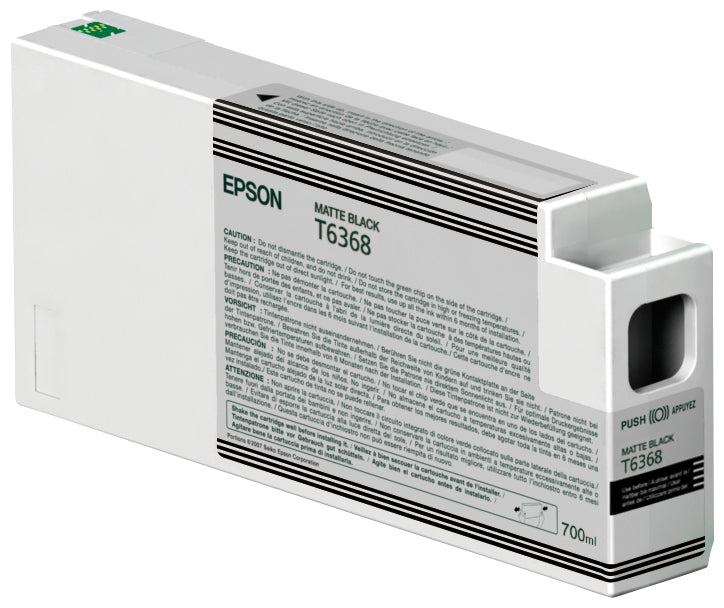 Epson C13T636800/T6368 Ink cartridge black matt 700ml for Epson Stylus Pro 7700/7890/7900