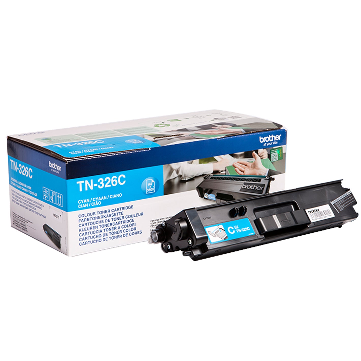 Brother TN-326C Toner-kit cyan high-capacity, 3.5K pages ISO/IEC 19798 for Brother DCP-L 8400/8450/HL-L 8250  - Printers & Scanners - Brother