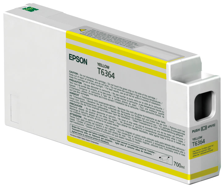 Epson C13T636400/T6364 Ink cartridge yellow 700ml for Epson Stylus Pro WT 7900/7700/7890/7900