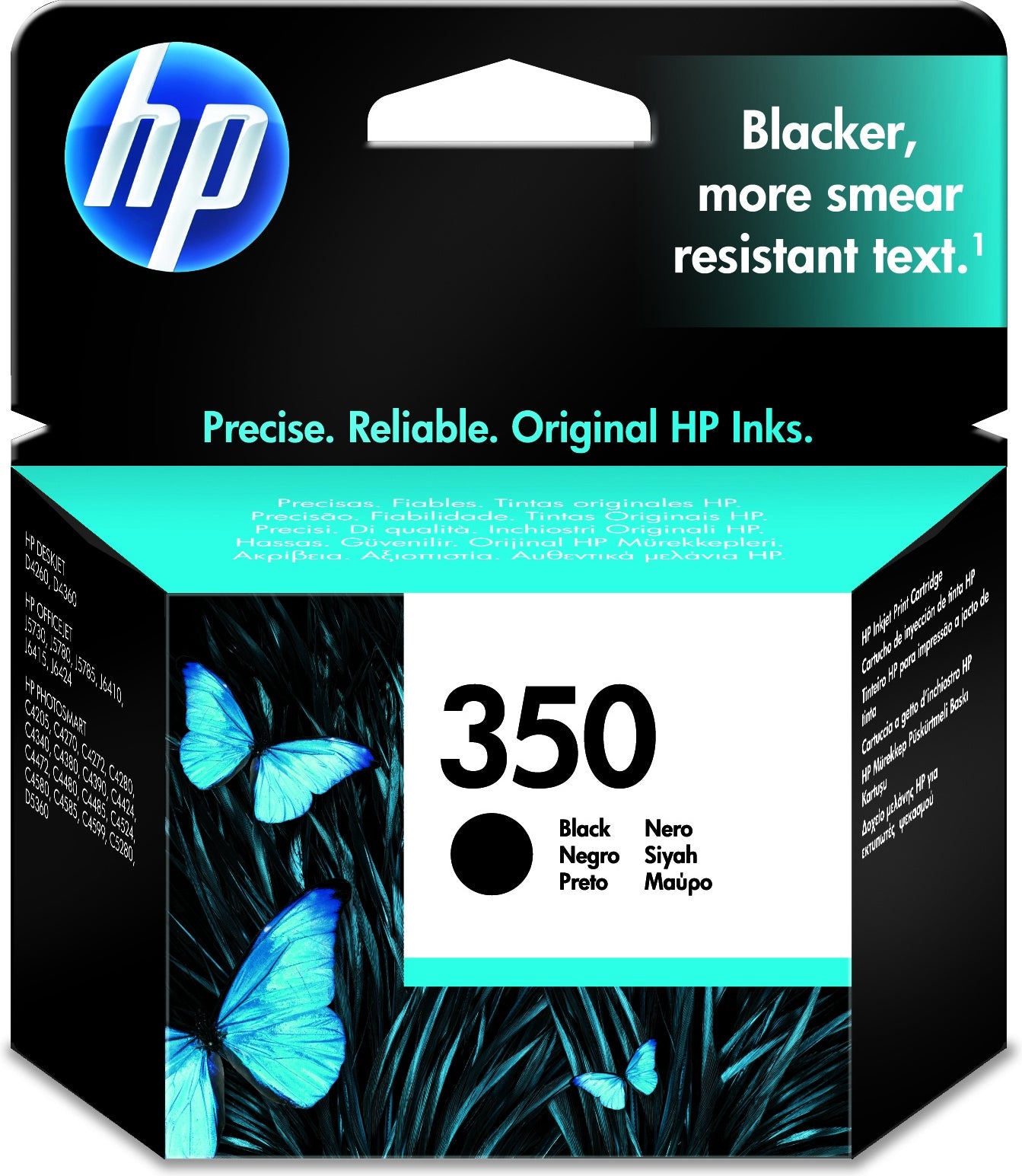 HP CB335EE/350 Printhead cartridge black, 200 pages ISO/IEC 24711 4.5ml for HP DeskJet D 4260/OfficeJet J 5700/PhotoSmart C 4280/PhotoSmart C 5280/PhotoSmart D 5300