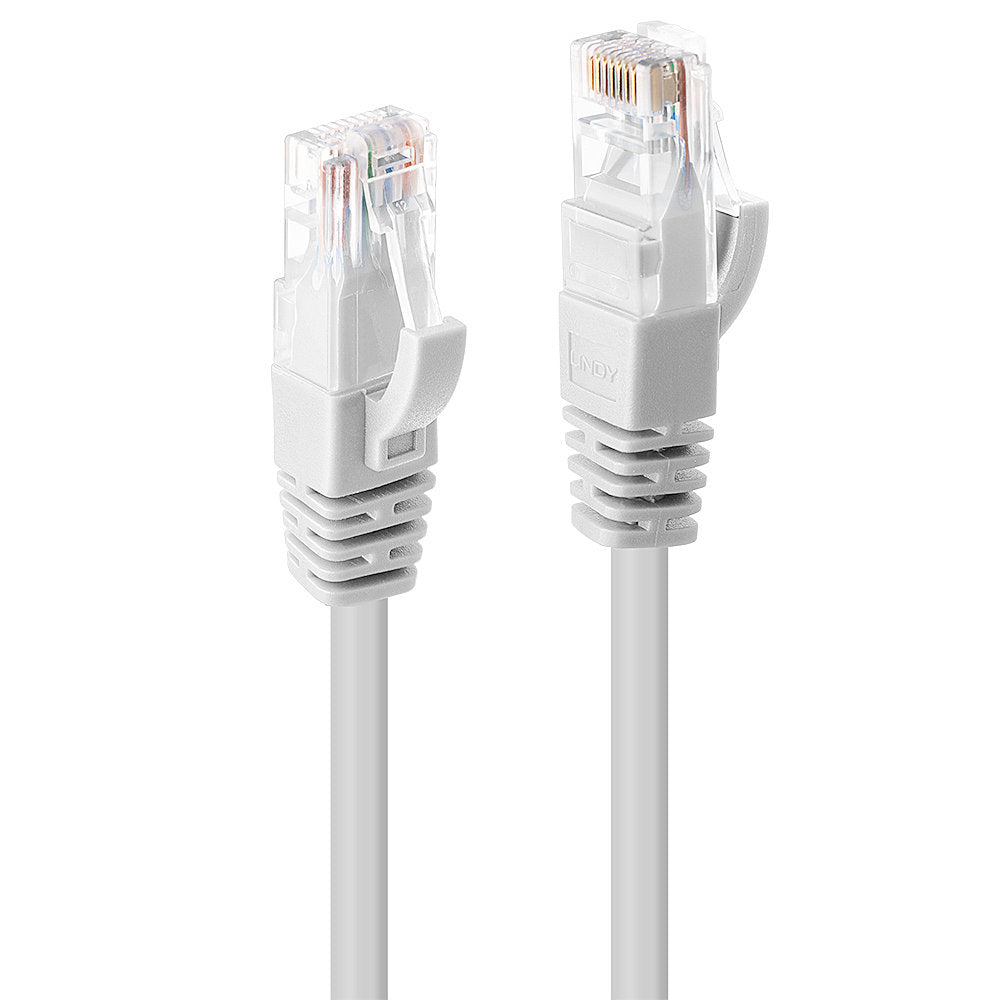 Lindy 1m Cat.6 U/UTP Network Cable, White